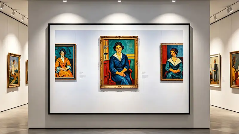 Art museum exhibition hall led display