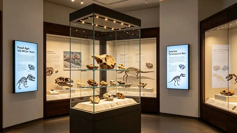 Fossil museum geological museum led screen